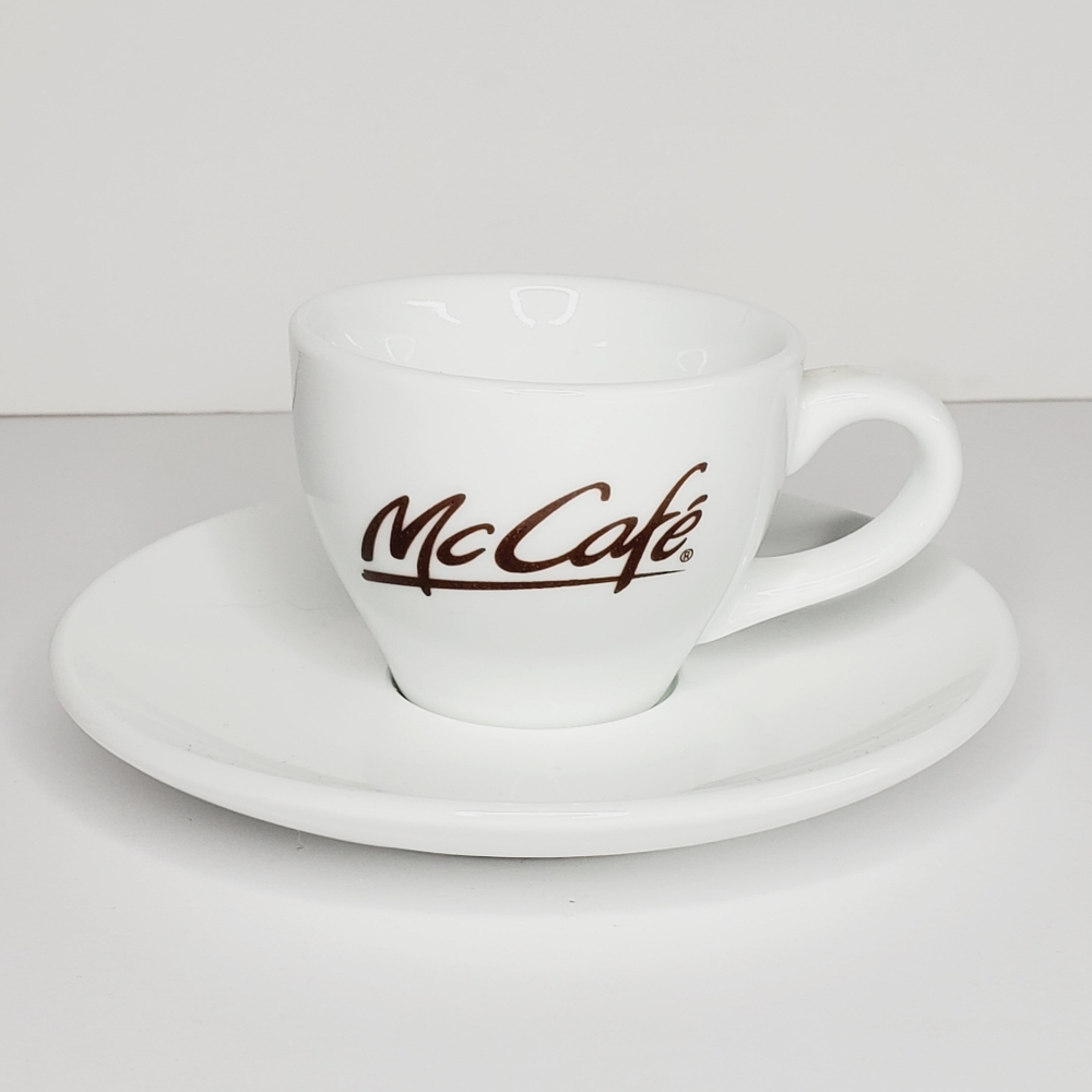 McDonald's McCafe Espresso Cup And Saucer
